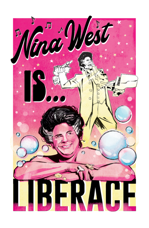 Nina West as Liberace Print